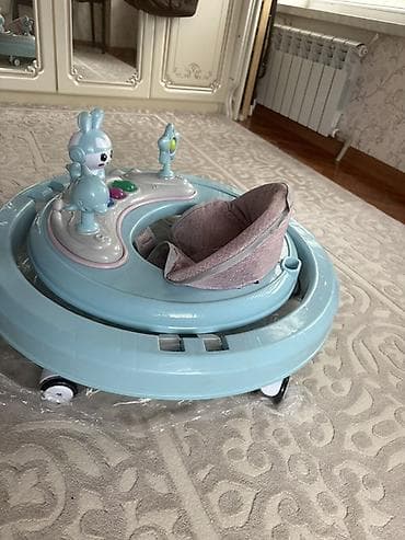 Автокресла: Ходунки для малышей + автолюлька-переноска Ходунки: - Круглая — 2
