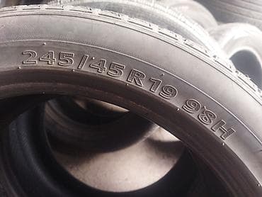24545 r19 лето: Шины 245 / 45 / R 19, Лето, Б/у, Комплект, Легковые, Корея, Kumho — 1