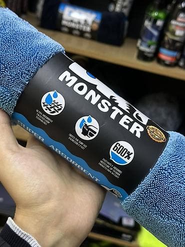 Аксессуарлар жана тюнинг: Микрофибровое полотенце для сушки авто DRY MONSTER - Профессиональная — 2