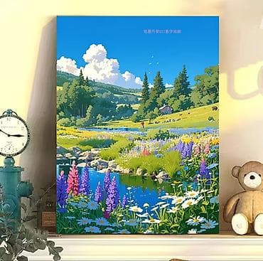 4 pot: Набор для рисования по номерам на холсте Что это: - Картина по — 1