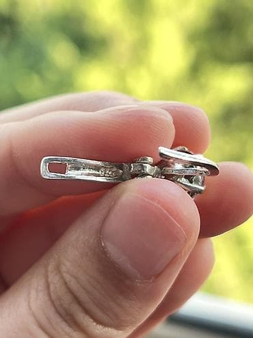 кассио: Серебряные серьги, Проба 925, Цирконий, Женские — 4