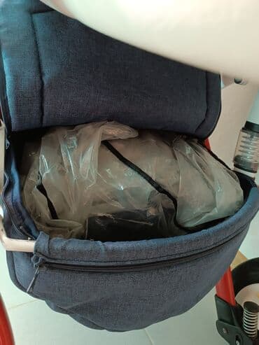 прогулочные коляски cam: Коляска, цвет - Голубой, Б/у — 17