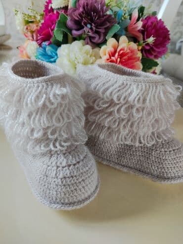 домашняя обувь: Детские домашние сапожки, размер любой — 5