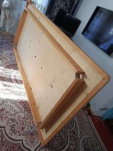 Дом и сад: Стол для зала, Б/у, Не раскладной, Прямоугольный — 3