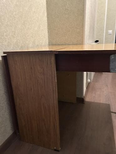 мебел ош: Стол трансформер Для кухни, Стол-книжка, цвет - Коричневый — 3