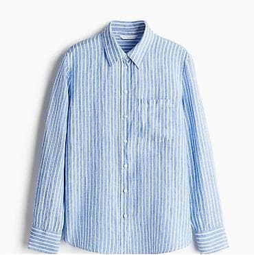 Рубашка лен H&M at lalafo.kg Рубашка лен H&M