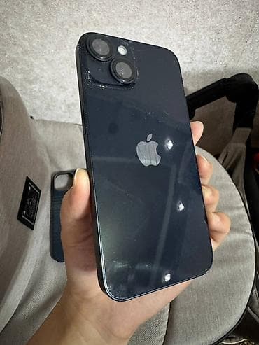 epson l8180: IPhone 14, Б/у, 128 ГБ, Синий, Чехол, 83 % — 1