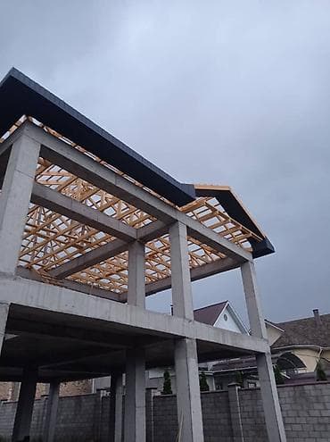 профнастил для крыши бишкек: Кровельные работы под ключ. Проектирование, устройство стропильной — 2