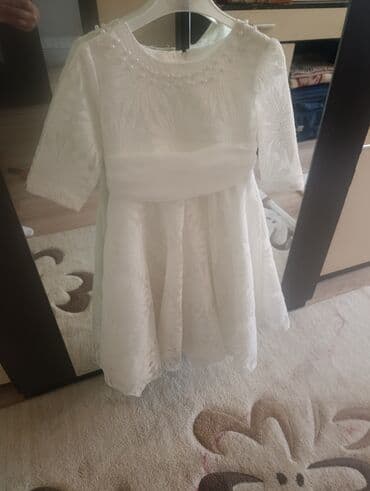 Детское платье, цвет - Белый