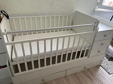 foldable table: Детская кровать трансформер, Другой тип, цвет - Белый — 3