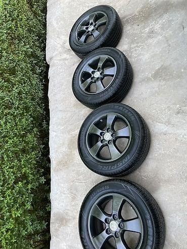 Колеса в сборе 215 / 60 / R 16, Лето, Б/у, Комплект, Легковые, Литые, отверстий - 5 — 7