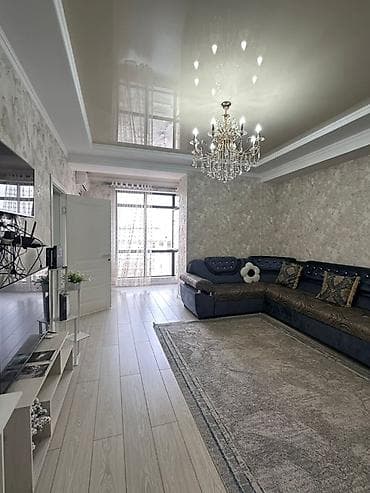 flat osh: 3 комнаты, Люкс, элитка, Бишкек Парк ТРЦ, Душевая кабина, Постельное белье, Кондиционер — 4