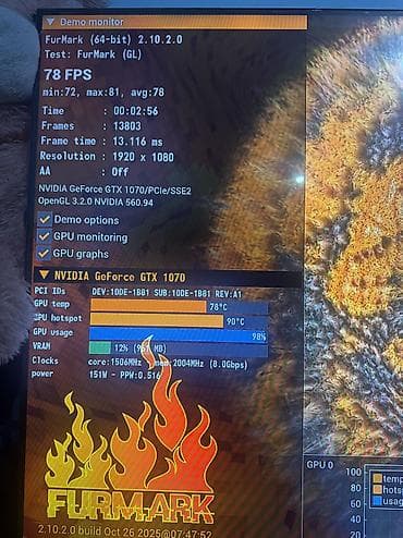 купить 1070: Видеокарта для ПК, Б/у, GeForce GTX, 8 ГБ — 4