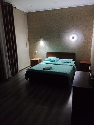 квартиры посуточно 5 мкр бишкек: 1 комната, Душевая кабина, Постельное белье, Кондиционер — 1