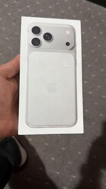 IPhone 17 Pro Max, Новый, 256 ГБ, Белый, Коробка