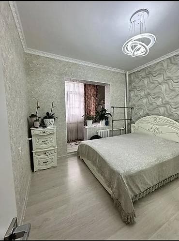 2 комнаты, 52 м², Джал мкр (в т.ч. Верхний, Нижний, Средний) 106 серия, 4 этаж, Свежий ремонт — 1