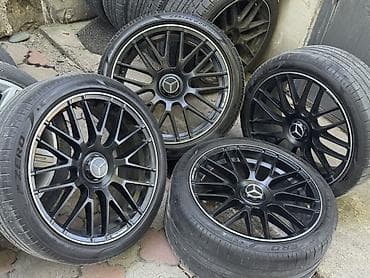 Комплект литых дисков с шинами для Mercedes (стиль AMG) W222 W218 — 1
