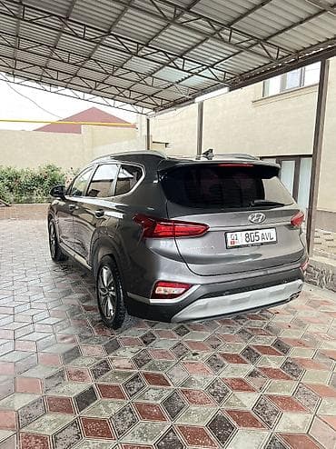 вмятина: Hyundai Santa Fe: 2020 г., 2 л, Автомат, Дизель, Кроссовер — 4
