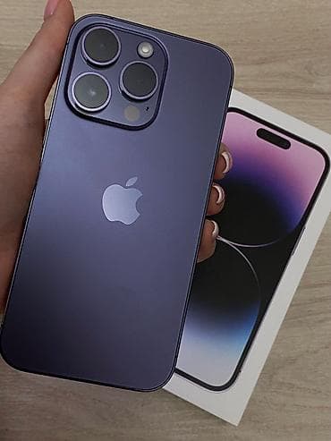 iphone 13: IPhone 14 Pro, 128 ГБ, Deep Purple, Коробка — 5