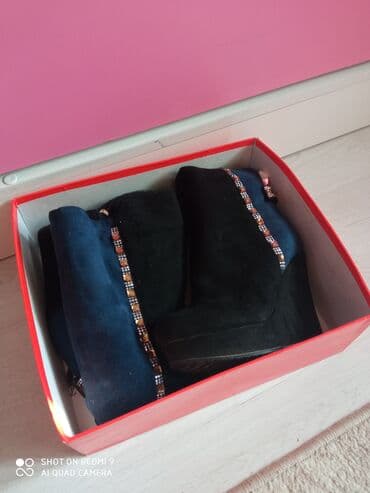 сапоги из натурального меха и кожи: Сапоги ботфорты на зиму очень теплая,размер 35дорого куплено — 3