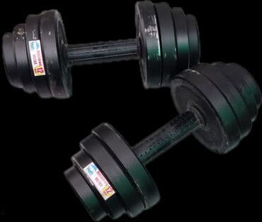 спортивные блины купить: 2 гантели по 12 кг 
железные разборные
новые — 1
