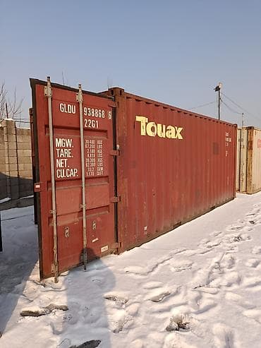 контейнери: Стандартные и морские 20 тонники стандартная:длина 6 м, ширина 2, 45 — 1