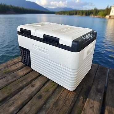 Удобства для дома и сада: Компрессорный автомобильный холодильник Alpicool L35 (35 литров) — 5