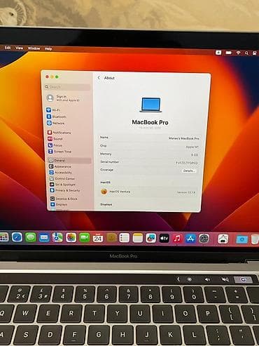 appl: Apple MacBook Pro 13" (M1, 2020) — серебристый Характеристики: - — 4