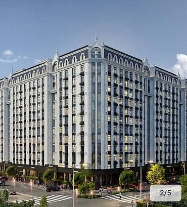 айни чапаева: 3 комнаты, 117 м², Джальская больница Элитка, 2 этаж, ПСО (под самоотделку) — 2