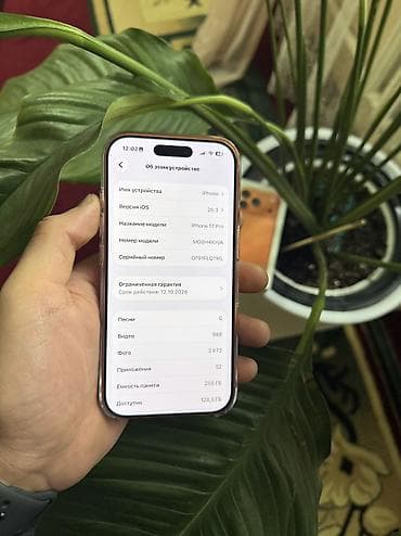 купить заблокированный iphone: IPhone 17 Pro, Б/у, 256 ГБ, Оранжевый, 99 % — 3