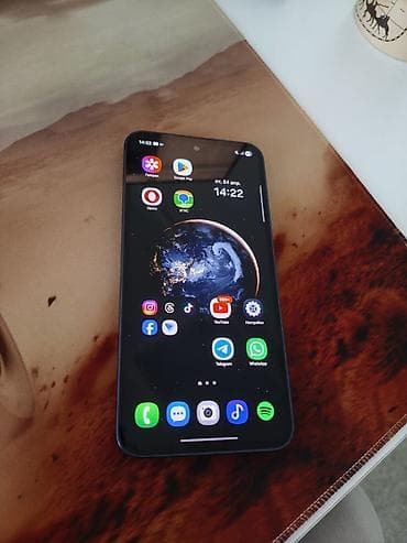 note 7 pro: Samsung Galaxy A35, Б/у, 128 ГБ, цвет - Синий, 2 SIM — 3