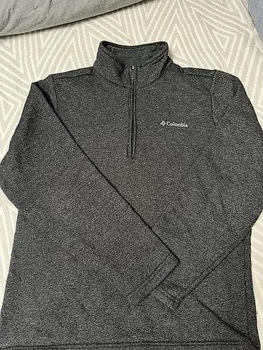 кийим: Эркектердин свитери, S, Columbia, Колдонулган, түсү - Боз, Өзү алып кетүү, Акылуу жеткирүү — 1