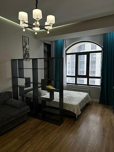 асанбай мкр: Белгравия 8й этаж 1 комнатная квартира С евро ремонтом В кв есть — 1