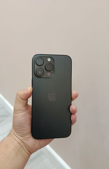 айфон 15 про макс купить бишкек: IPhone 14 Pro Max, Б/у, 256 ГБ, Black Titanium, Зарядное устройство, Чехол, 78 % — 3