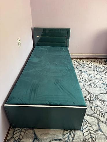 Кровати: Односпальная кровать, Новый, С мягкой обивкой, длина - 210 см — 5