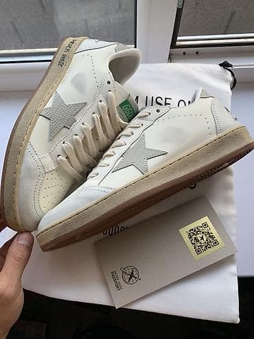 Жеке буюмдар: Эркектердин кроссовкасы, 39, 40, 41, Golden Goose, Жаңы, түсү - Ак, Өзү алып кетүү, Акысыз жеткирүү, Акылуу жеткирүү — 3
