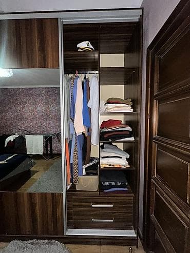 зеркальный шкаф: Шкаф купе, Б/у, С зеркалом, ЛДСП — 3