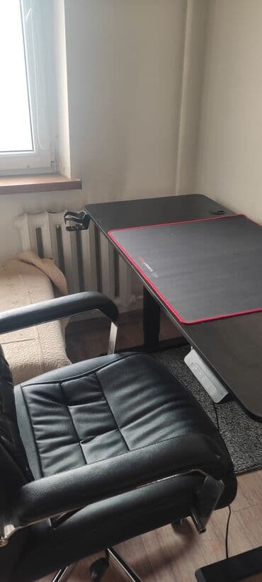 стол и стул для компьютера: Компьютерный стол и стул все новое стол 140*60 новый пришел с — 5