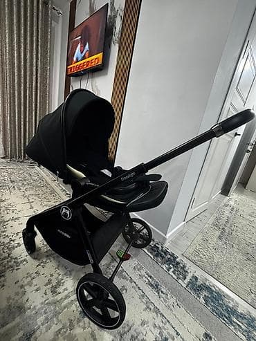 Коляски: Детская коляска Crosslight (Ing Ing Baby) в черном цвете — — 2