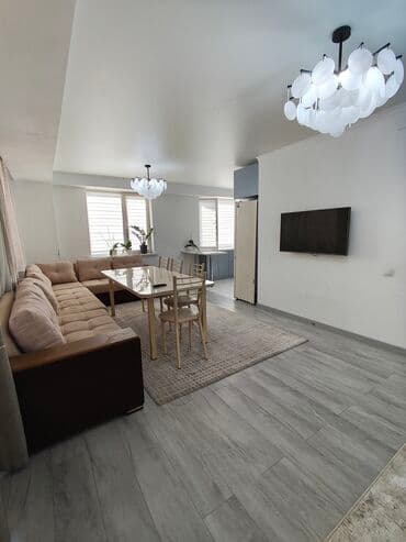 квартира с мебелью и техникой: 3 комнаты, 70 м², Индивидуалка, 1 этаж, Косметический ремонт — 2