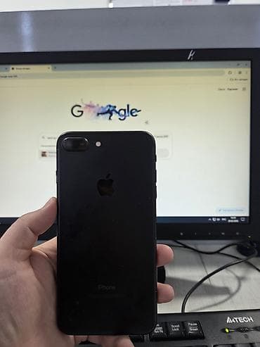 ssd 128: IPhone 7 Plus, Б/у, 128 ГБ, Черный, Чехол, 65 % — 2