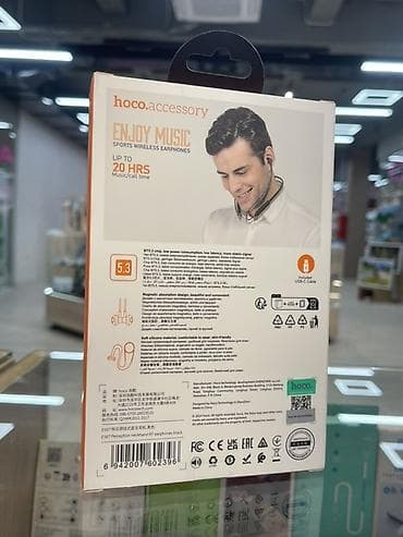 technics sb: Вкладыши, Hoco, Новый, Беспроводные (Bluetooth), Для занятий спортом — 2