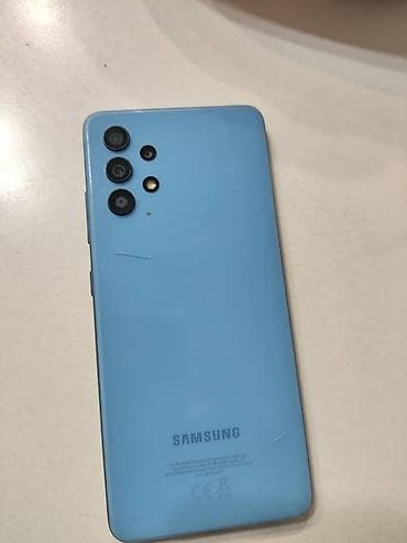 ipad 3 mini: Samsung Galaxy A32, Б/у, 128 ГБ, цвет - Голубой, 2 SIM — 2