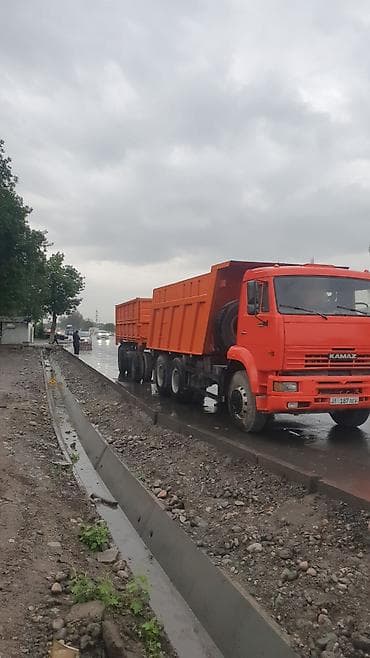 4а фе: Самосвал КАМАЗ с прицепом-самосвалом - Тип: автопоезд-самосвал (тягач — 2