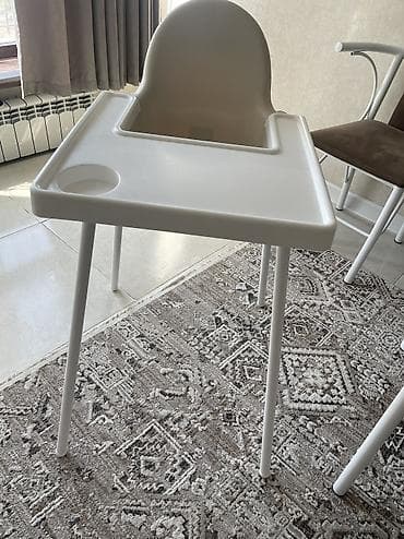 office table: Детский высокий стульчик для кормления Состояние как новый . - — 7