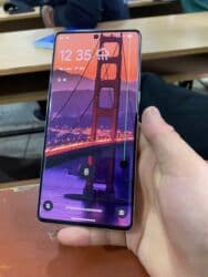 Аудиотехника: Google Pixel 7 Pro, Б/у, 128 ГБ, цвет - Синий, 1 SIM, eSIM — 4