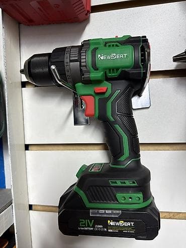 Аккумуляторная дрель-шуруповерт NEWBEAT 21V - Питание: Li-Ion