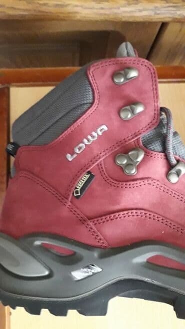 сапоги зимние женские натуральная кожа натуральный мех распродажа: Женские обувь из чистого замши размер 40 фирмы LOWA оригинал — 4