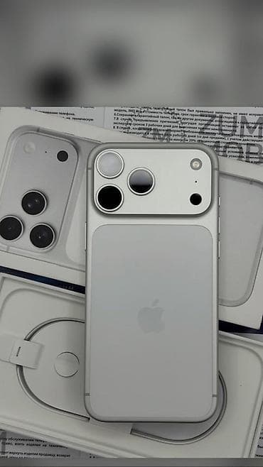 17 pro max mini: IPhone 17 Pro Max, Б/у, 256 ГБ, Серебристый, Коробка, 100 % — 2
