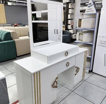 Офисная мебель: Спальный гарнитур, Б/у, Двуспальная кровать, Шкаф, Трюмо, Металл, Самовывоз — 4